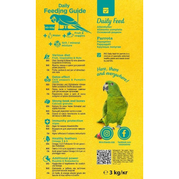 RIO Daily Food For Parrots, 3kg