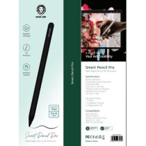 Green Lion Smart Stylus Pencil Pro For iPad Mini Air Pro, Touch Screen Pen, Palm Rejection and Tilt Pressure, Magnetic Charger, 12H Working Hour, White