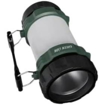Green Lion 2 in 1 Camping Flash Light 3000mAh 500lm, 200 M Light Distance, IP44 Waterproof, 3-6H Run Time, Green and Silver Color