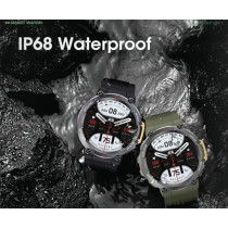 Green Lion Adventure Smart Watch, 10 Days Standby Time, Call/Social Notifications, Bluetooth Connectivity, Waterproof, Wireless Charging, Voice Assistant, Health Tracking, Orange
