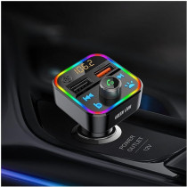 Green Lion Car FM Transmitter Kit 30W, Black