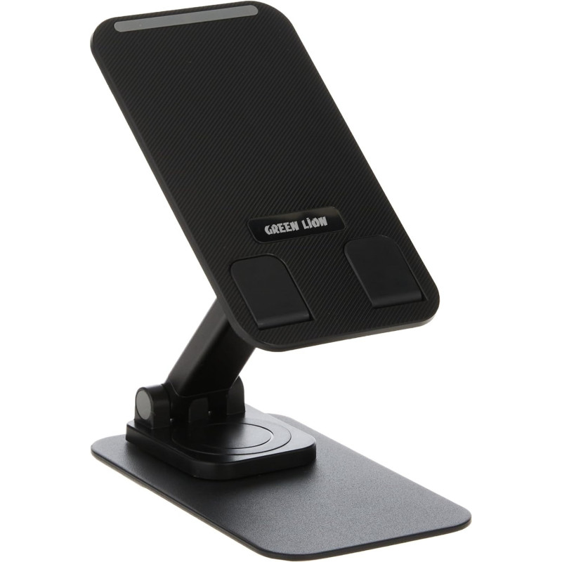 Green Lion Foldable Phone Holder, Black