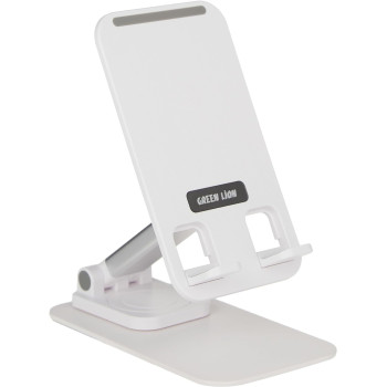 Green Lion Foldable Phone Holder, White