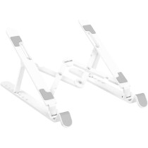 Green Lion Folding Laptop Stand 7 Level Adjustments, White
