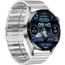 Green Lion G Master Smart Watch, Stainless Steel, Silver