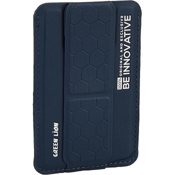 Green Lion Innovative Magsafe Wallet Stand, Blue