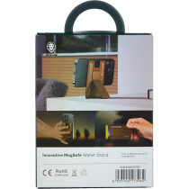 Green Lion Innovative Magsafe Wallet Stand, Brown