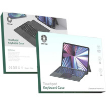 Green Lion Touchpad Keyboard Case For iPad Pro 12.9 Inch 500mAh, Black