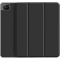 Green Lion Leather Premium Case with Arabic English Wireless Keyboard for iPad 10.2 Inch 2019, Black