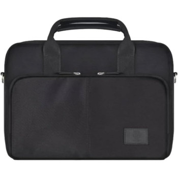 Green Lion Riven Laptop Sleeve Bag 14 Inch with Easy Grip and Multiple Pockets, Black