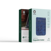 Green Lion Leather Magwallet Holder with Multi Pockets and Powerful Magnet - Blue