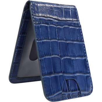 Green Lion Leather Magwallet Holder with Multi Pockets and Powerful Magnet - Blue