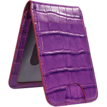 Green Lion Leather Magwallet Holder with Multi Pockets and Powerful Magnet - Purple