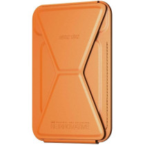 Green Lion Modern Silicone Magnetic Wallet For Men with Foldable Stand -Orange