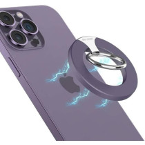 Green Lion Unique Magnetic Ring Buckle With 125 degrees adjustable and 360 degrees rotation - Purple
