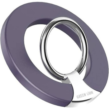 Green Lion Unique Magnetic Ring Buckle With 125 degrees adjustable and 360 degrees rotation - Purple
