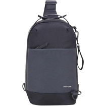 Green Lion Napol Bag with Multiple Zipper Pockets - Black
