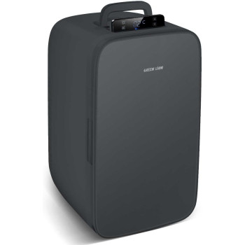 Green Lion Mini Refrigerator 22L Capacity, Quiet & Eco-Friendly, Compact & Portable, Multiple Power Option, Advanced Cooling, Multi-Protection, Temperature Control, Low Noise, Grey