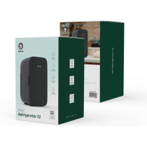 Green Lion Mini Refrigerator 22L Capacity, Quiet & Eco-Friendly, Compact & Portable, Multiple Power Option, Advanced Cooling, Multi-Protection, Temperature Control, Low Noise, Grey