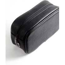 Green Lion Multiple Pocket Pouch Travel in Style, Luxurious & Top Grade Material, Premium Toiletry Kit, Reinforced Handle, Scratch Resistant, Cable Organizer, Water Resistant, Anti Theft, Black