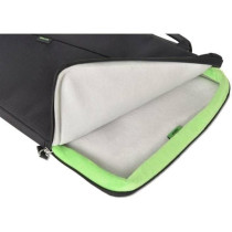 Green Lion Sigma Laptop Sleeve Bag 14" with waterproof and scratch-resistant - Black