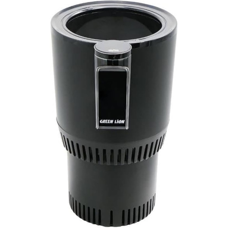 Green Lion Smart LED Hot & Cool Portable Cup Holder 36W with Hot & Cool, Black