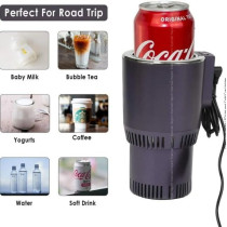 Green Lion Smart LED Hot & Cool Portable Cup Holder 36W with Hot & Cool, Black