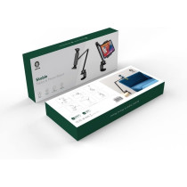 Green Lion PHONE HOLDER, Stable Design, Aluminum Alloy, Wide Compatibility, Height Adjustment, Black