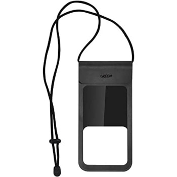 Green Lion Strong Waterproof Bag For Mobile 6.7" 30M With Camera Friendly, Sensitive Touch-IPX8, Black
