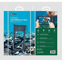 Green Lion Strong Waterproof Bag For Mobile 6.7" 30M With Camera Friendly, Sensitive Touch-IPX8, Black
