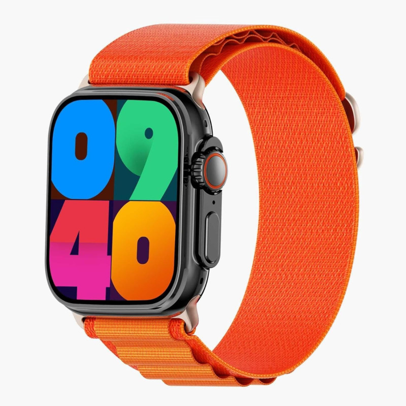 Green Lion Ultra Mini Smart Watch Waterproof and Bluetooth call - Orange