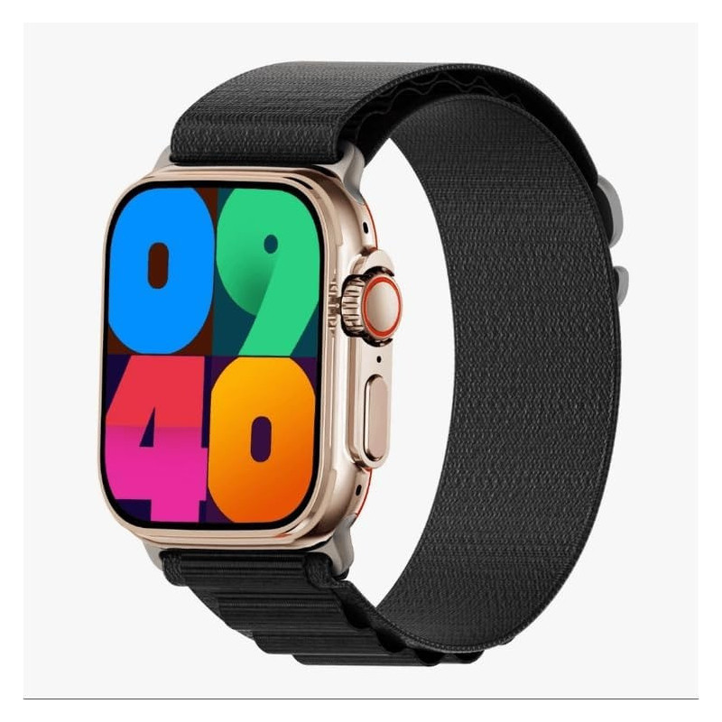 Green Lion Ultra Mini Smart Watch Waterproof, Multiple NFC, Bluetooth Call, Black