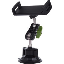 Green Lion Tablet Holder with Adhesive Suction Cup Mount 8-12"- Green/Black