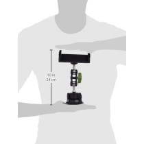 Green Lion Tablet Holder with Adhesive Suction Cup Mount 8-12"- Green/Black