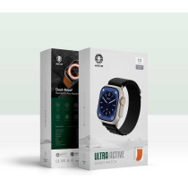 Green Lion Ultra Active Smart Watch 49mm, 2.16 inches Screen Size, Bluetooth connectivity, Dust Proof Protection, IP68 Waterproof, Health Monitor, Black
