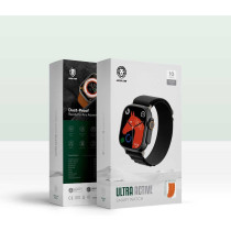 Green Lion Ultra Active Smart Watch 49MM with Bluetooth, Black