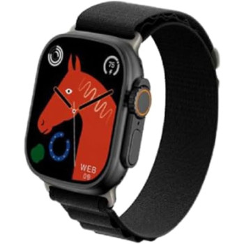 Green Lion Ultra Active Smart Watch 49MM with Bluetooth, Black