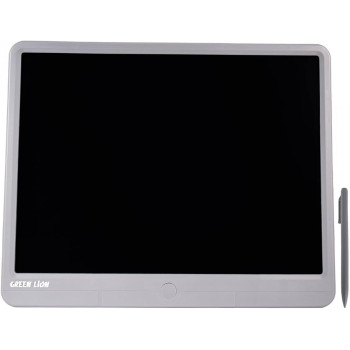 Green Lion LCD Digital Writing Pad 15" Lightweight and portable - Grey