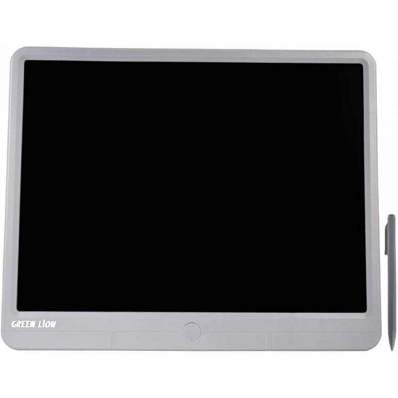 Green Lion LCD Digital Writing Pad 15" Lightweight and portable - Grey
