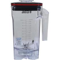 Jucci 1600 Watt Digital Commercial Blender Mixer Grinder With Unbreakable Jars for Home Hotels Restaurants Catering, Red