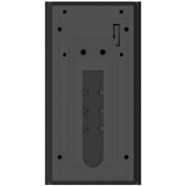Powerology Smart Video Doorbell With Two Way Talk, Motion Sensor, Mobile Notification,166 Degree, Night Vision, IPX4 Water Resistant, Up to 32GB Compatible with iOS/Android App, Black