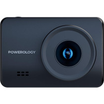 Powerology Car Dash Camera 1080p with Upto 32Gb Card Support, Arabic Language, IPS Display, 125° 3-Line View, Motion Sensor for Parking Guard and Dedicated iOS/Android App