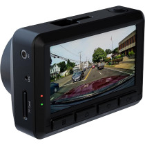 Powerology Car Dash Camera 1080p with Upto 32Gb Card Support, Arabic Language, IPS Display, 125° 3-Line View, Motion Sensor for Parking Guard and Dedicated iOS/Android App