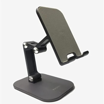 Yesido Double Folding free Rotation Support Mobile Phone Holder and 7.9 inch Tablet, Black