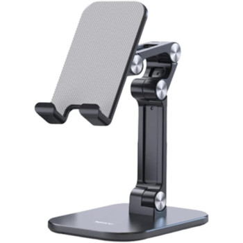 Yesido Double Folding free Rotation Support Mobile Phone Holder and 7.9 inch Tablet, Black