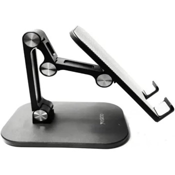 Yesido Double Folding free Rotation Support Mobile Phone Holder and 7.9 inch Tablet, Black