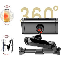 Yesido C117 Car Tablet Headrest Mount Holder For Seat with 360 Degree Rotation Compatible With 4.7Inch To 12.9 Inch, Tablets/Iphone 13/Ipads/Smartphones
