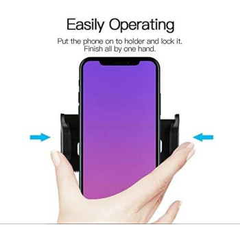 Yesido C23 Universal Car Mobile Holder Adjustable Automatic Clip Stand, Dashboard Windshield GPS Mount Bracket Sucker Phone Support