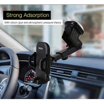 Yesido C23 Universal Car Mobile Holder Adjustable Automatic Clip Stand, Dashboard Windshield GPS Mount Bracket Sucker Phone Support