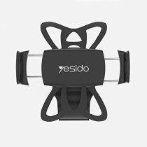 Yesido C42 Bike Bicycle Motorcycle Mobile Phone Holder Mount Universal 360 Degree Adjustable Rotation Compatible with iPhone 12 mini/12/12 pro, Samsung Galaxy S21/20 or Note Ultra, Huawei